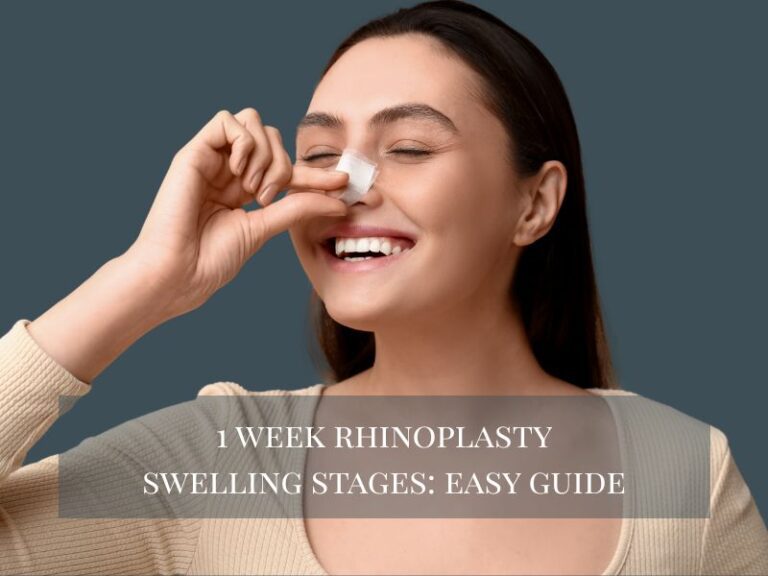 1 Week Rhinoplasty Swelling Stages- Easy Guide
