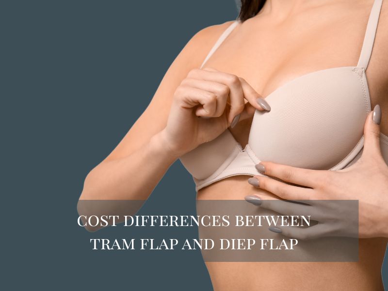 cost differences between tram flap and diep flap
