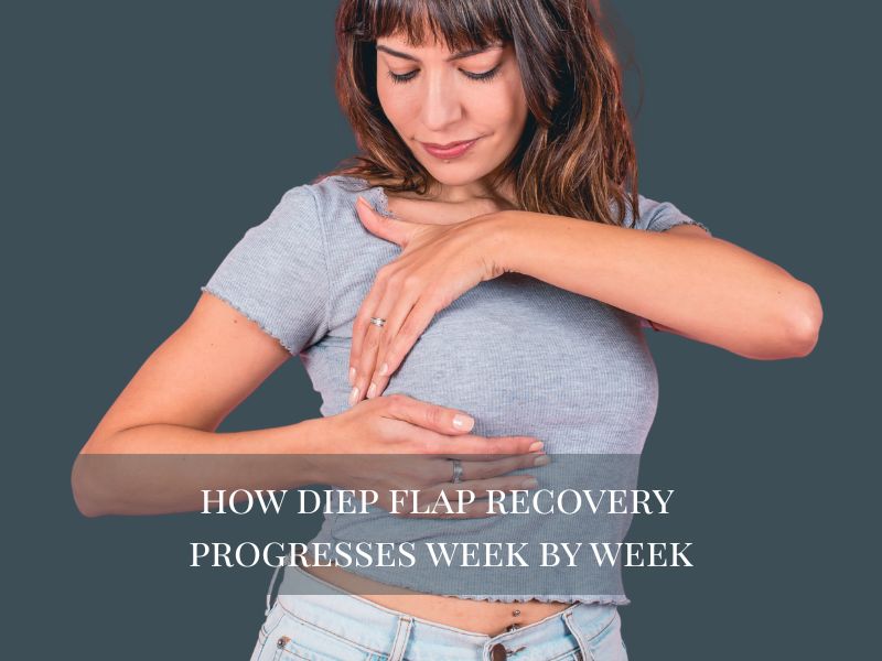 how diep flap recovery progresses week by week