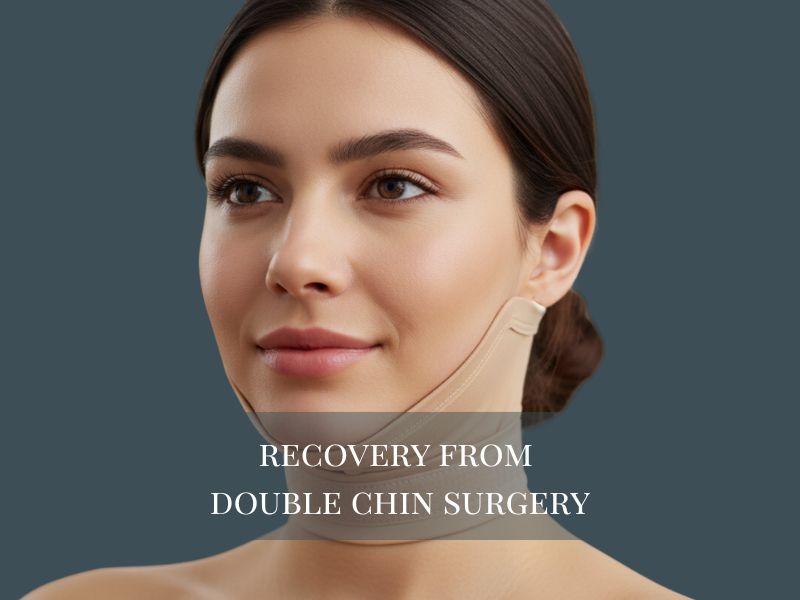 recovery from double chin surgery